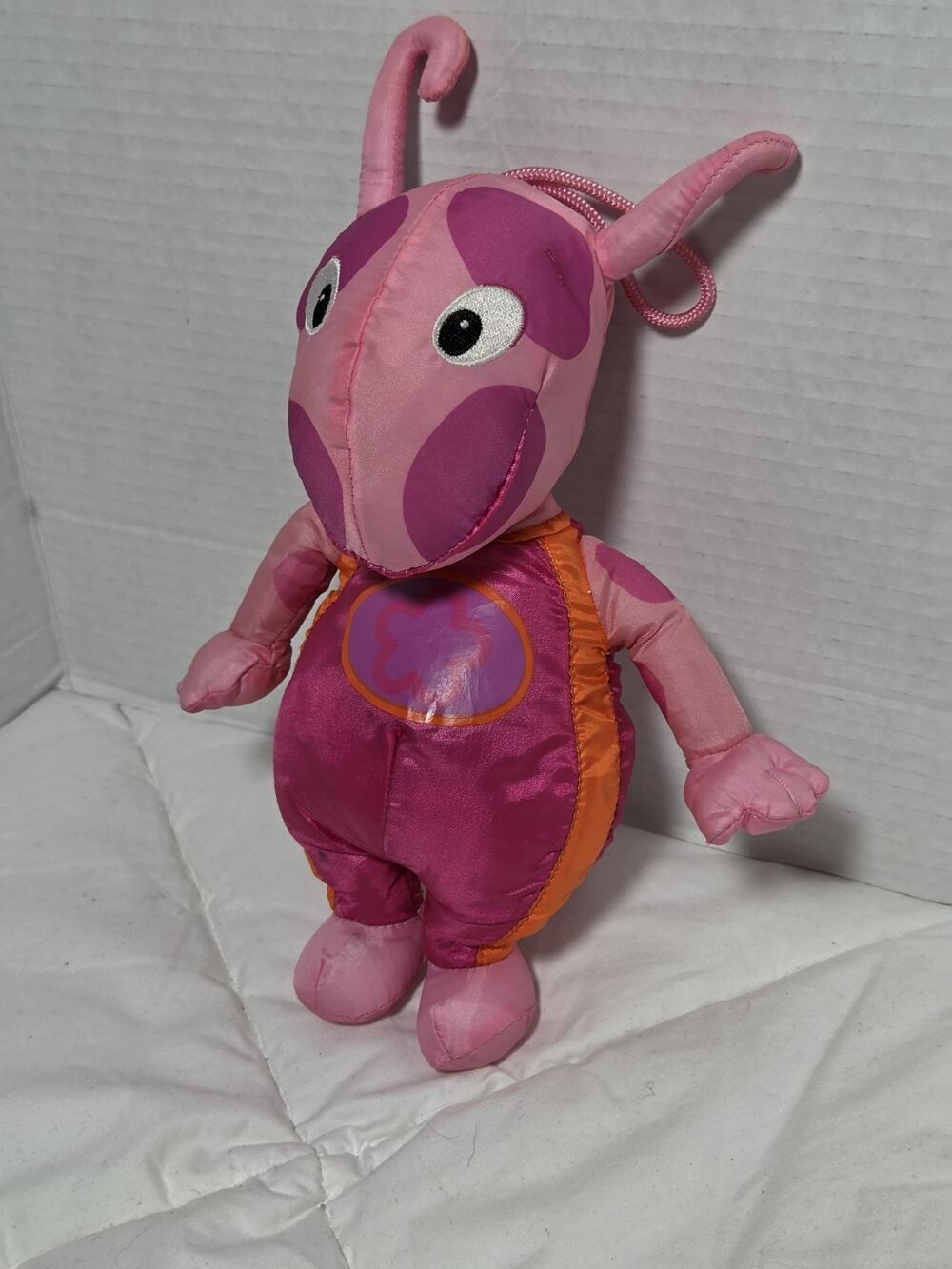 Backyardigans Uniqua 2000s Nylon Plush Nickelodeon Retired Htf Fisher Price